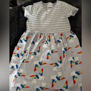 Hanna Andersson stripe and print dress 8